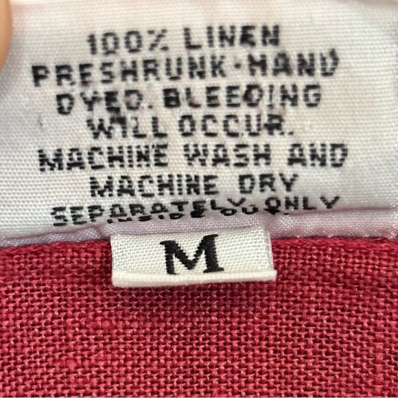 ☀️ CP Shades Men’s Oversized Linen Shirt - size M​ - Picture 3 of 7